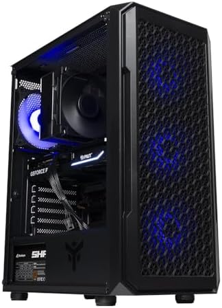  BREUNOR CHAOS Ryzen 5 5600 Gaming PC per giochi con RAM 32GB e GPU RX 9060 XT
| BREUNOR CHAOS PCs per giochi con proces